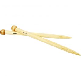 Stricknadeln, L 35 cm, Größe 20 mm, 1 Paar [HOB-42295]
