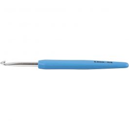 Häkelnadeln, Nr. 5, L 13,3 cm, Größe 5 mm, Blau, 1 Stk [HOB-42386]