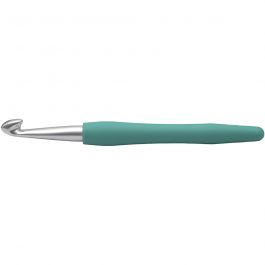 Häkelnadeln, Nr. 10, L 16 cm, Größe 10 mm, Grün, 1 Stk [HOB-42388]