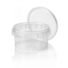 Einwegbehälter Verschließbar Ø6.9x3.7cm Rund PP Transparent (1175 Stück) [RD-440030]