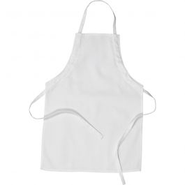 Schürze, L 61 cm, B 43 cm, Größe 4-6 Jahre, 210 g, Weiß, 1 Stk [HOB-445920]