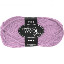 Melbourne Wool Yarn, L 92 M, Rosa, 50 g/ 1 Knäuel [HOB-44713]