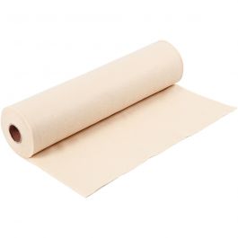 Bastelfilz, B 45 cm, Dicke 1,5 mm, 180-200 g, Hellbeige, 5 m/ 1 Rolle [HOB-45013]