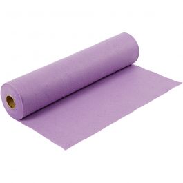 Bastelfilz, B 45 cm, Dicke 1,5 mm, 180-200 g, Helllila, 5 m/ 1 Rolle [HOB-45015]