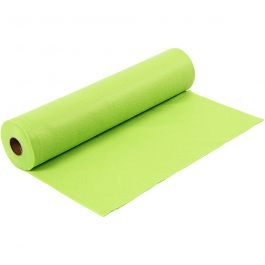 Bastelfilz, B 45 cm, Dicke 1,5 mm, 180-200 g, Hellgrün, 5 m/ 1 Rolle [HOB-45024]