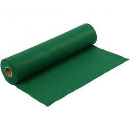 Bastelfilz, B 45 cm, Dicke 1,5 mm, 180-200 g, Grün, 5 m/ 1 Rolle [HOB-45026]