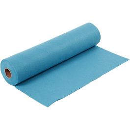 Bastelfilz, B 45 cm, Dicke 1,5 mm, 180-200 g, Türkis, 5 m/ 1 Rolle [HOB-45041]