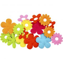 Blumen, Größe 35x45 mm, Dicke 1,2 mm, 16 Stk/ 1 Pck [HOB-450731]