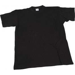 T-Shirts, B 60 cm, Größe XX-large, Rundhalsausschnitt, 145 g, Schwarz, 1 Stk [HOB-47236]