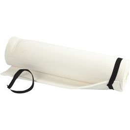Mattenrolle, L 180 cm, B 50 cm, Dicke 6 mm, Weiß, 1 Stk [HOB-49884]