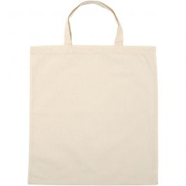 Tragetasche , Größe 38x42 cm, 145 g, Hellnatur, 5 Stk/ 1 Pck [HOB-49905]