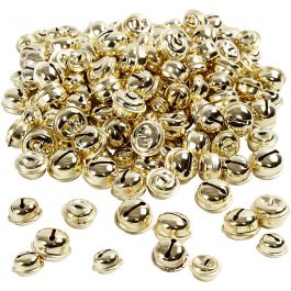 Schellen, D 13+15+17 mm, Gold, 220 sort./ 1 Pck [HOB-500121]