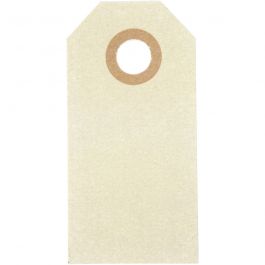 Manila-Anhänger, Größe 3x6 cm, 250 g, Creme, 1000 Stk/ 1 Pck [HOB-510031]