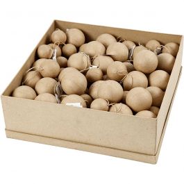 Weihnachtskugeln, D 4+5+6 cm, 3x35 Stk/ 1 Pck [HOB-51031]
