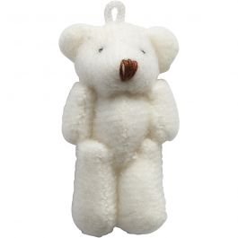 Mini-Teddybären, Größe 4x2,5 cm, 6 Stk/ 1 Pck [HOB-51256]