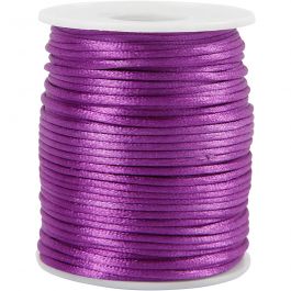 Satinband, Dicke 2 mm, Flieder, 50 m/ 1 Rolle [HOB-515515]