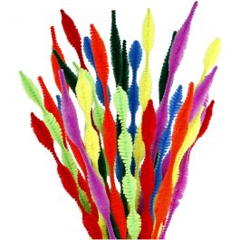 Chenilledraht, Wellenform, L 30 cm, Dicke 5-12 mm, Sortierte Farben, 28 sort./ 1 Pck [HOB-51631]