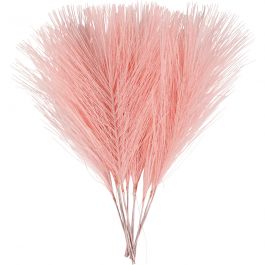 Künstliche Federn, L 15 cm, B 8 cm, Rosa, 10 Stk/ 1 Pck [HOB-518053]