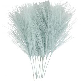 Künstliche Federn, L 15 cm, B 8 cm, Hellblau, 10 Stk/ 1 Pck [HOB-518056]