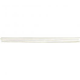 Metallstange, L 45 cm, D 2 mm, Messing-Farbe, 5 Stk/ 1 Pck [HOB-52317]