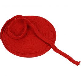 Strickschlauch, B 15 mm, Weihnachtsrot, 10 m/ 1 Rolle [HOB-53011]