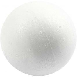 Styropor-Kugeln, D 12 cm, Weiß, 25 Stk/ 1 Btl. [HOB-543130]