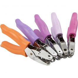 Hand-Motivstanzer, Lochgröße 1,5-6 mm, 5 Stk/ 1 Pck [HOB-54897]