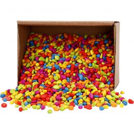 Mosaiksteine, Kräftige Farben, Größe 8-10 mm, Dicke 5 mm, 8 kg/ 1 Pck [HOB-55525]