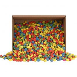 Mosaiksteine, Größe 8-10 mm, Dicke 5 mm, Kräftige Farben, 2 kg/ 1 Pck [HOB-55528]