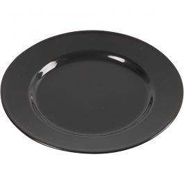 Beistellteller, D 19 cm, Schwarz, 6 Stk/ 1 Pck [HOB-55590]
