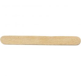 Eisstiele, L 5,5 cm, B 6 mm, Natur, 50Stk/ 1 Pck [HOB-563022]