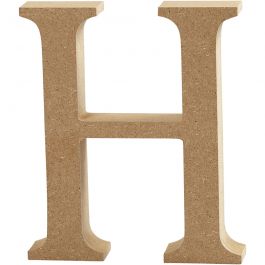 Buchstabe, H, H 8 cm, Dicke 1,5 cm, 1 Stk [HOB-56367]