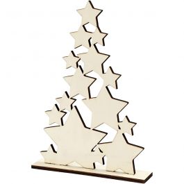 Weihnachtsbaum, H 29,8 cm, T 4 cm, B 21,5 cm, 1 Stk [HOB-56923]
