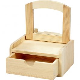 Spiegelkommode, Größe 12x10x6,5 cm, 1 Stk [HOB-57571]