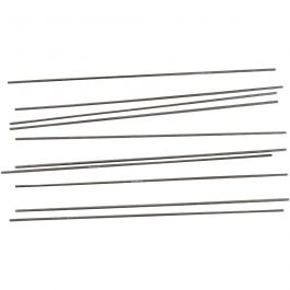 Metallstäbe, L 20 cm, D 2 mm, 10 Stk/ 1 Pck [HOB-58026]
