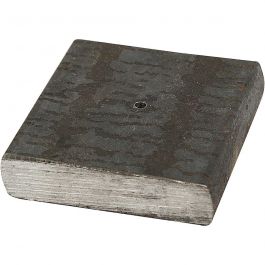 Standfuß, Größe 4x4x1 cm, Lochgröße 2 mm, 1 Stk [HOB-58030]