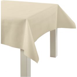 Tischtuch aus Stoffimitat, B 125 cm, 70 g, Hellgelb, 10 m/ 1 Rolle [HOB-5940212]