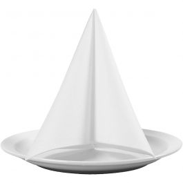 Servietten, Größe 40x40 cm, 60 g, Weiß, 20 Stk/ 1 Pck [HOB-598001]