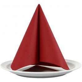 Servietten, Größe 40x40 cm, 60 g, Weinrot, 20 Stk/ 1 Pck [HOB-598010]