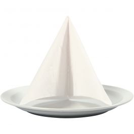 Servietten, Größe 33x33 cm, Weiß, 20 Stk/ 1 Pck [HOB-599001]