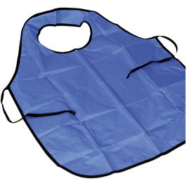 Malschürze mit Kragen, L 70 cm, Größe 8+ Jahre, Blau, 1 Stk [HOB-671100]