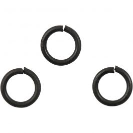 Biegering, Größe 7 mm, Dicke 1 mm, Schwarz, 50 Stk/ 1 Pck [HOB-60591]