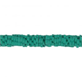 Tonperlen, D 5-6 mm, Lochgröße 2 mm, Türkis, 145 Stk/ 1 Pck [HOB-61003]