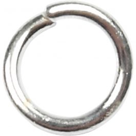 Biegering, Größe 4,4 mm, Dicke 0,7 mm, Versilbert, 500 Stk/ 1 Pck [HOB-61380]