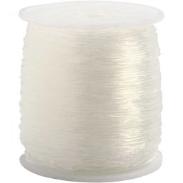 Elastische Schnur, rund, Dicke 0,8 mm, 100 m/ 1 Rolle [HOB-61542]