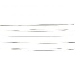 Perlennadel, L 12 cm, Dicke 0,25 mm, 5 Stk/ 1 Pck [HOB-61622]