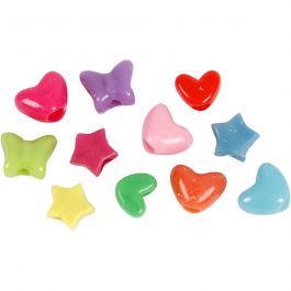 Kunststoffperlen-Mix Figuren, 125 ml/ 1 Pck [HOB-617740]