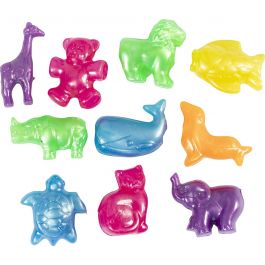 Kunststoffperlen-Mix Figuren, Größe 25 mm, Lochgröße 4 mm, 125 ml/ 1 Pck [HOB-618230]