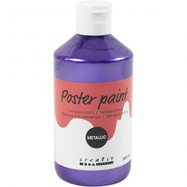 Temperafarbe Metallic, Flieder, 300 ml/ 1 Pck [HOB-629844]
