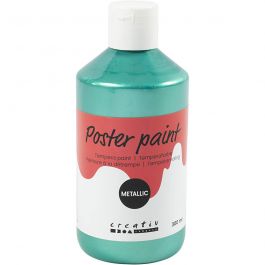 Temperafarbe Metallic, Grün, 300 ml/ 1 Pck [HOB-629864]